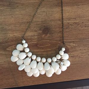 White beaded necklace
